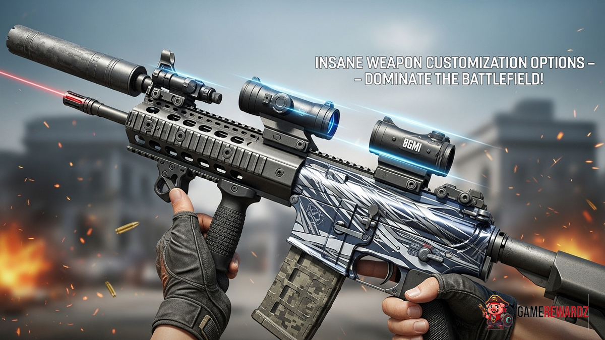 BGMI: Insane Weapon Customization Options – Dominate the Battlefield!